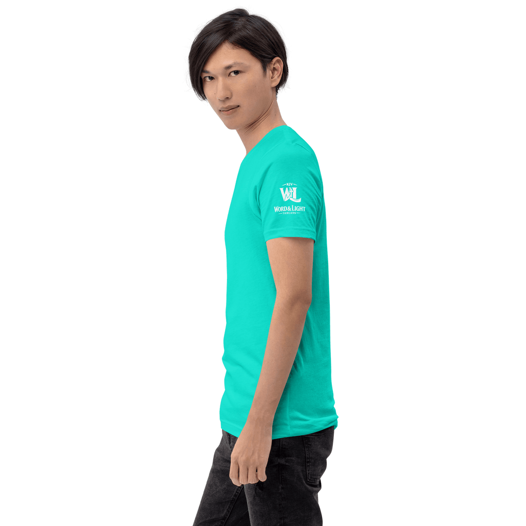 When God Says Stand Still II | Exodus 14:14 – KJV Faith Unisex T-Shirt – W - KJV Word & Light Threads