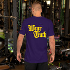 Wear Truth Gold | Philippians 4:13 – KJV Faith Unisex T-Shirt - KJV Word & Light Threads
