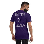 Truth > Trends White | Isaiah 40:8 – KJV Faith Unisex T-Shirt - KJV Word & Light Threads