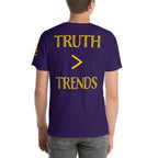 Truth > Trends Gold | Isaiah 40:8 – KJV Faith Unisex T-Shirt - KJV Word & Light Threads