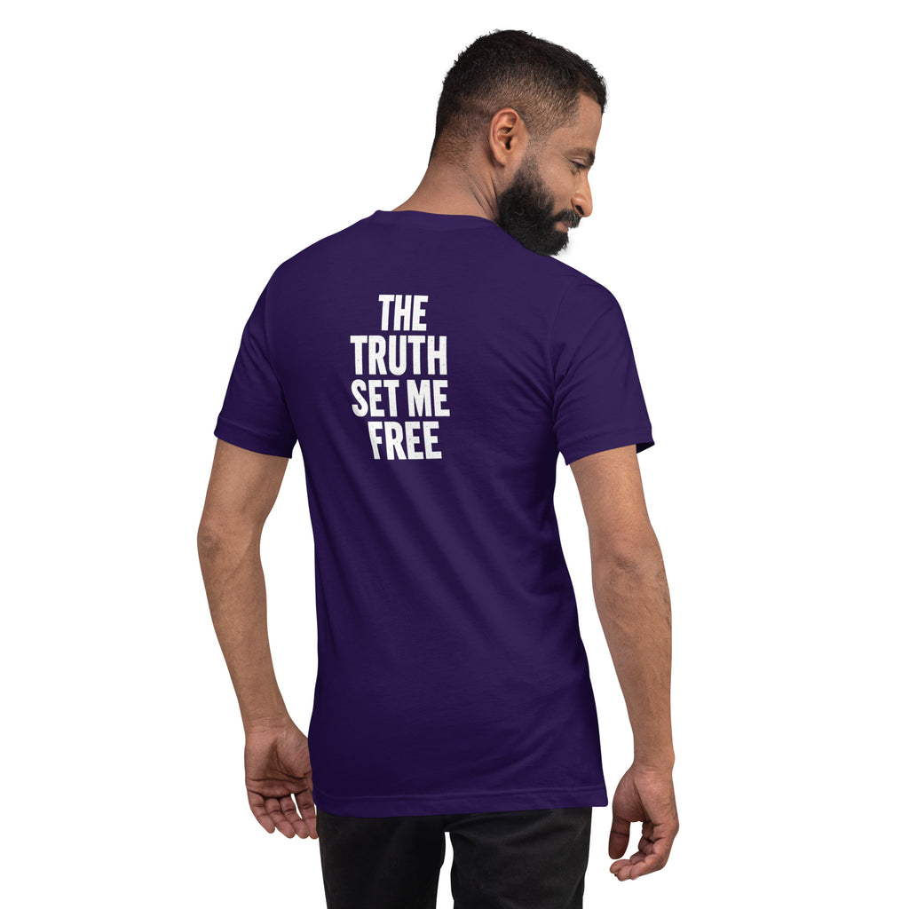 The Truth Set Me Free | John 8:32 – KJV Faith Unisex T-Shirt - KJV Word & Light Threads
