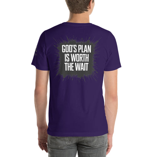 God's Plan is Worth the Wait | Jeremiah 29:11 – KJV Faith Unisex T-Shirt - KJV Word & Light Threads