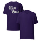 Wear Truth Silver | Philippians 4:13 – KJV Faith Unisex T-Shirt - KJV Word & Light Threads