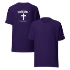 When God Says Stand Still II | Exodus 14:14 – KJV Faith Unisex T-Shirt – W - KJV Word & Light Threads
