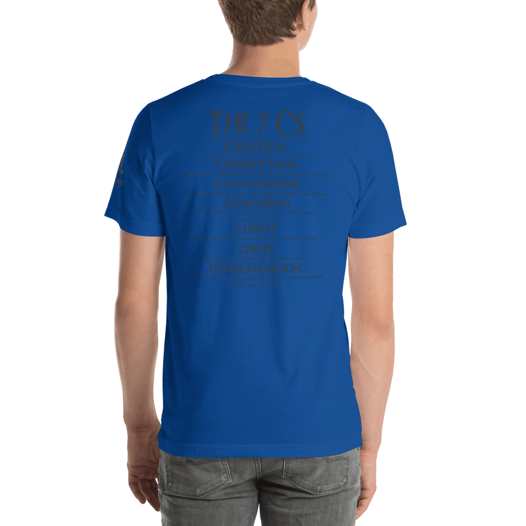 The 7 C's of Biblical History | Genesis 1:1 – KJV Faith Unisex T-Shirt - KJV Word & Light Threads