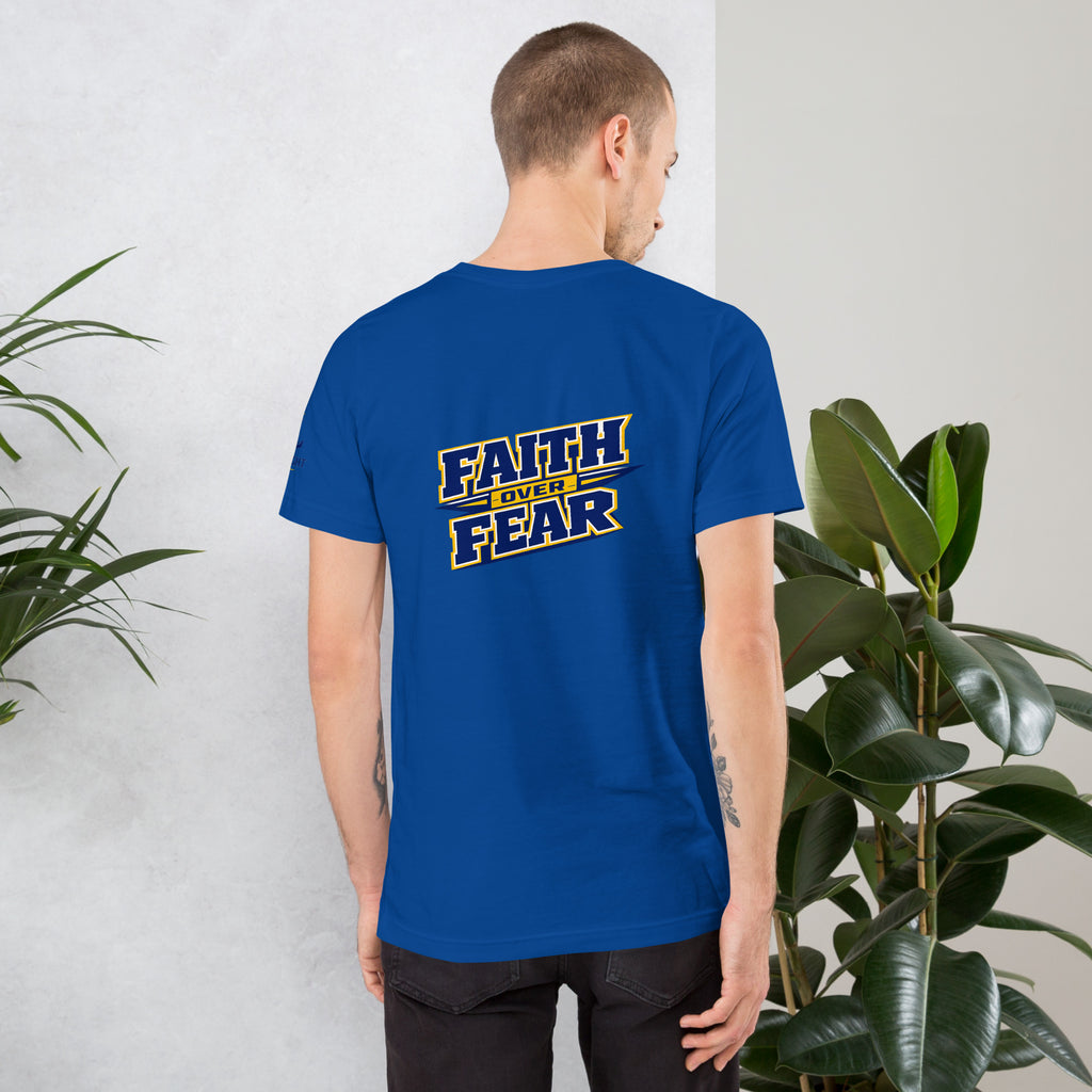 Faith Over Fear T-Shirt | Empower Yourself with 2 Timothy 1:7 - KJV Word & Light Threads