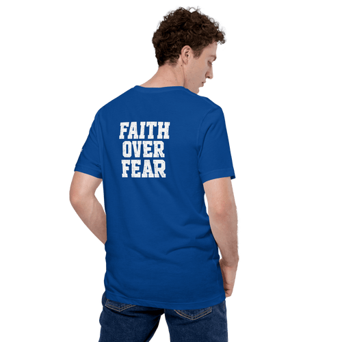Faith Over Fear | 2 Timothy 1:7 – KJV Faith Unisex T-Shirt - KJV Word & Light Threads