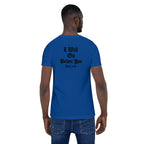 I Will Go Before You | Ruth 3:18 & Isaiah 45:2 – KJV Faith Unisex T-Shirt - KJV Word & Light Threads