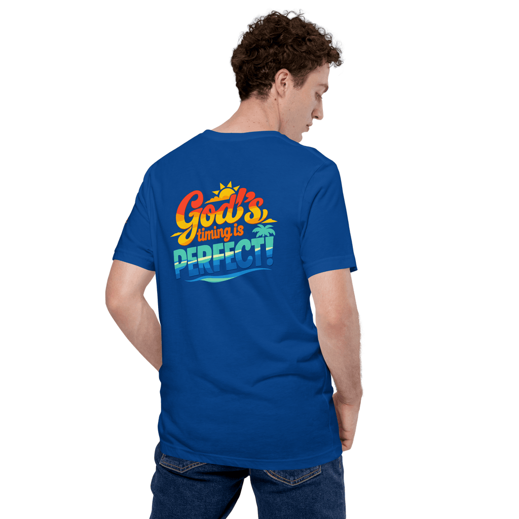 God's Timing is Perfect II | Ecclesiastes 3:11 – KJV Faith Unisex T-Shirt - KJV Word & Light Threads