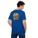 Faith All the Way Up | Hebrews 11:1 – KJV Faith Unisex T-Shirt - KJV Word & Light Threads