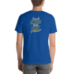 I Can Do All Things Through Christ Which Strengtheneth Me – Philippians 4:13 KJV Christian Unisex T-Shirt | Tan & Green - KJV Word & Light Threads