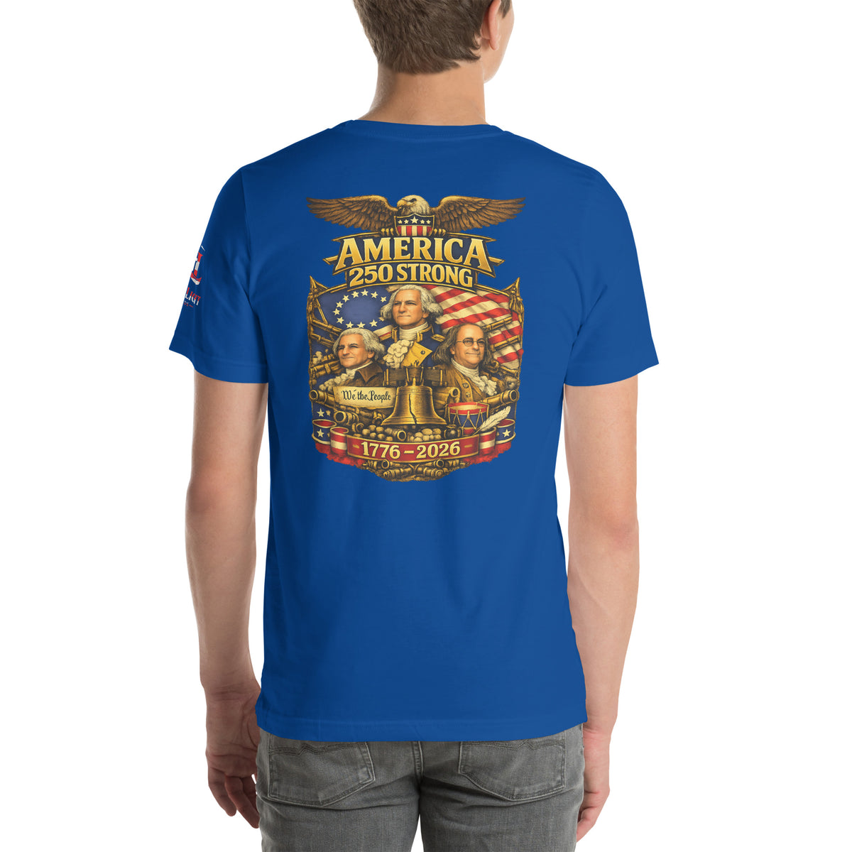 America 250 Strong | 1776-2026 KJV Tee - KJV Word & Light Threads