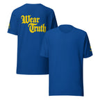 Wear Truth Gold | Philippians 4:13 – KJV Faith Unisex T-Shirt - KJV Word & Light Threads