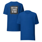 God's Plan is Worth the Wait | Jeremiah 29:11 – KJV Faith Unisex T-Shirt - KJV Word & Light Threads