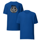 Rejoice Evermore – Pray Without Ceasing Black & White | 1 Thessalonians 5:16-17 – KJV Faith Unisex T-Shirt - KJV Word & Light Threads