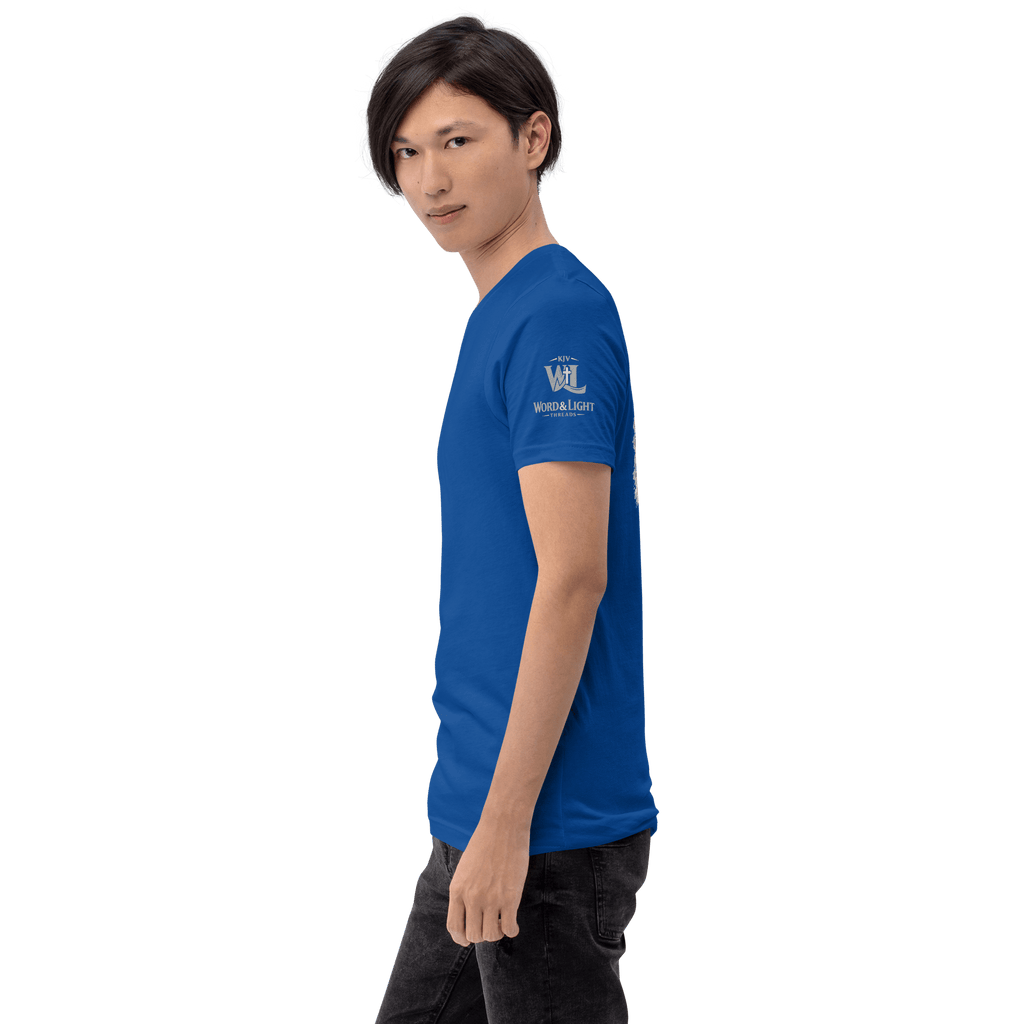 Clothed in His Word | Revelation 19:13 – KJV Faith Unisex T-Shirt - KJV Word & Light Threads