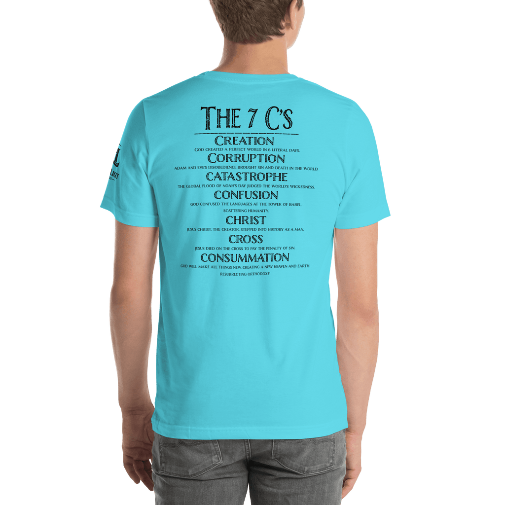 The 7 C's of Biblical History | Genesis 1:1 – KJV Faith Unisex T-Shirt - KJV Word & Light Threads