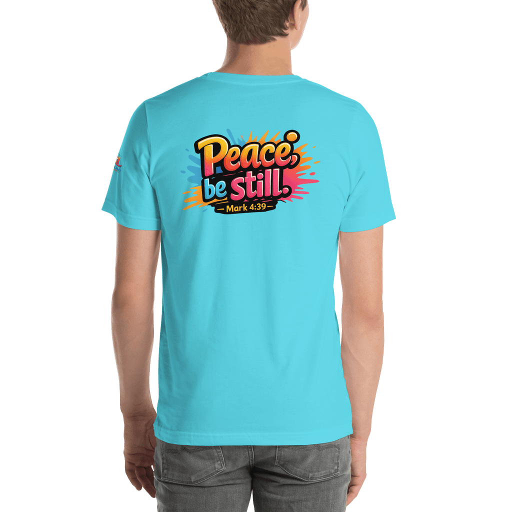 Peace Be Still | Mark 4:39 – KJV Faith Unisex T-Shirt - KJV Word & Light Threads