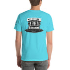 Church Is in Session Football Bright | 1 Corinthians 9:25 – KJV Faith Unisex T-Shirt - KJV Word & Light Threads
