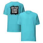 God's Plan is Worth the Wait | Jeremiah 29:11 – KJV Faith Unisex T-Shirt - KJV Word & Light Threads