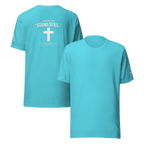 When God Says Stand Still II | Exodus 14:14 – KJV Faith Unisex T-Shirt – W - KJV Word & Light Threads