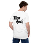 Wear Truth Black KJV T-Shirt | Empower Your Journey with Philippians 4:13 - KJV Word & Light Threads