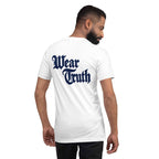 Wear Truth Navy Blue | Philippians 4:13 – KJV Faith Unisex T-Shirt - KJV Word & Light Threads