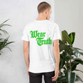Wear Truth Lime Green T-Shirt | Philippians 4:13 KJV - Empower Your Spirit - KJV Word & Light Threads
