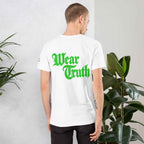 Wear Truth Lime Green T-Shirt | Philippians 4:13 KJV - Empower Your Spirit - KJV Word & Light Threads