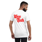 Wear Truth Red | Philippians 4:13 – KJV Faith Unisex T-Shirt - KJV Word & Light Threads