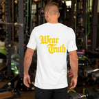 Wear Truth Gold | Philippians 4:13 – KJV Faith Unisex T-Shirt - KJV Word & Light Threads