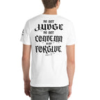 Do Not Judge KJV T-Shirt | Luke 6:37 | KJV Faith - KJV Word & Light Threads