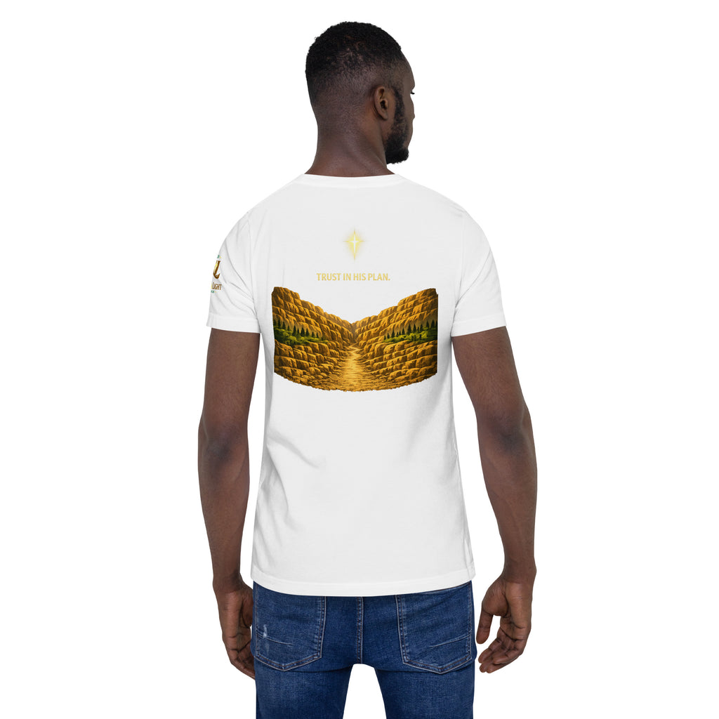 Trust in His Plan | Jeremiah 29:11 – KJV Faith Unisex T-Shirt - KJV Word & Light Threads
