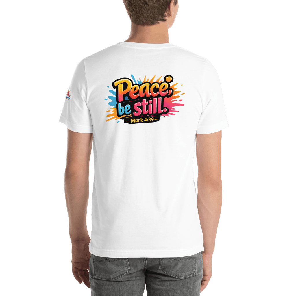 Peace Be Still | Mark 4:39 – KJV Faith Unisex T-Shirt - KJV Word & Light Threads