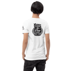 Rejoice Evermore – Pray Without Ceasing Black & White | 1 Thessalonians 5:16-17 – KJV Faith Unisex T-Shirt - KJV Word & Light Threads
