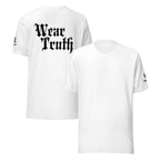 Wear Truth Black BL | Philippians 4:13 – KJV Faith Unisex T-Shirt - KJV Word & Light Threads