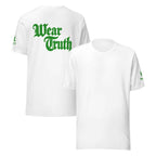 Wear Truth Forest Green | Philippians 4:13 – KJV Faith Unisex T-Shirt - KJV Word & Light Threads