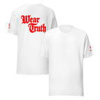 Wear Truth Red | Philippians 4:13 – KJV Faith Unisex T-Shirt - KJV Word & Light Threads
