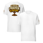Fueled on Prayer and Caffeine | 1 Thessalonians 5:17 – KJV Faith Unisex T-Shirt - KJV Word & Light Threads