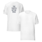 The Truth Set Me Free Silver | John 8:32 – KJV Faith Unisex T-Shirt - KJV Word & Light Threads