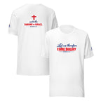 Let Us Therefore Come Boldly unto the Throne of Grace FB | Hebrews 4:16 – KJV Faith Unisex T-Shirt - KJV Word & Light Threads