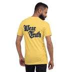 Wear Truth Navy Blue | Philippians 4:13 – KJV Faith Unisex T-Shirt - KJV Word & Light Threads