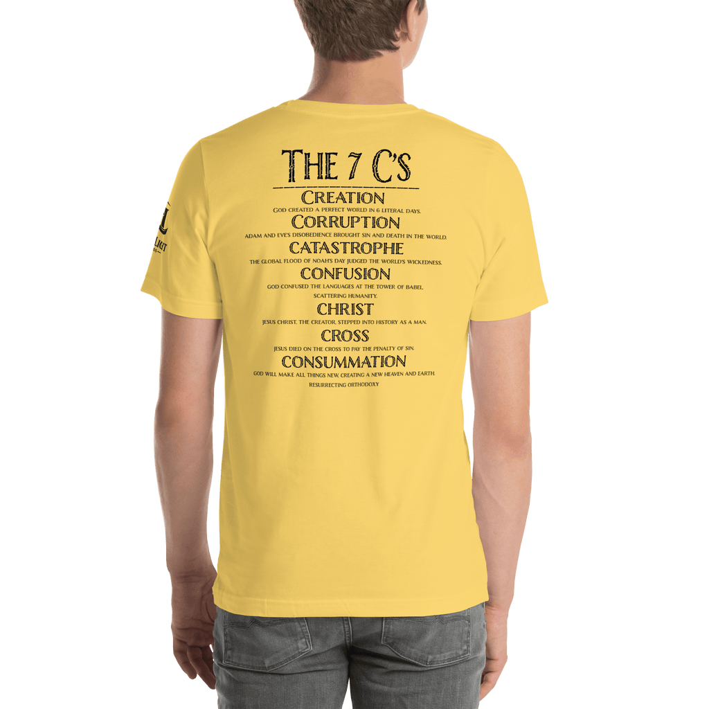 The 7 C's of Biblical History | Genesis 1:1 – KJV Faith Unisex T-Shirt - KJV Word & Light Threads