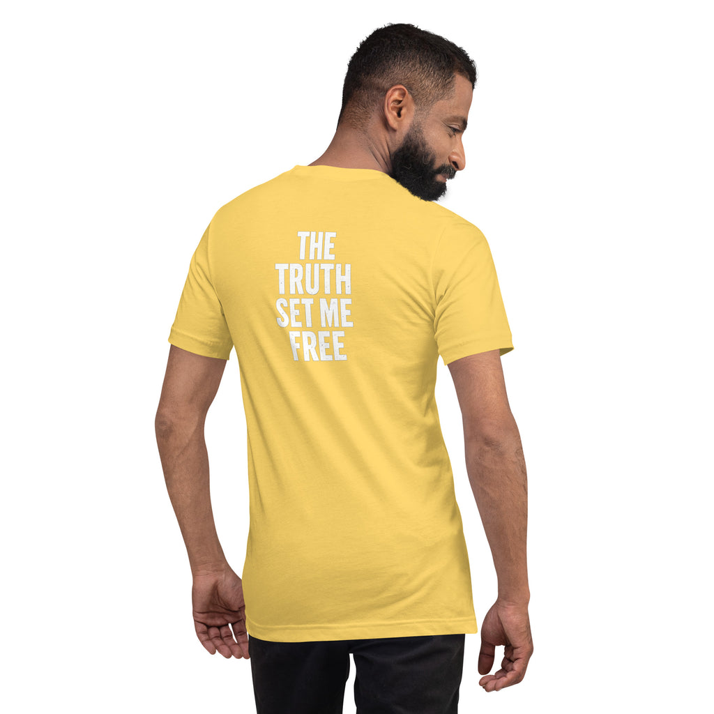 The Truth Set Me Free | John 8:32 – KJV Faith Unisex T-Shirt - KJV Word & Light Threads