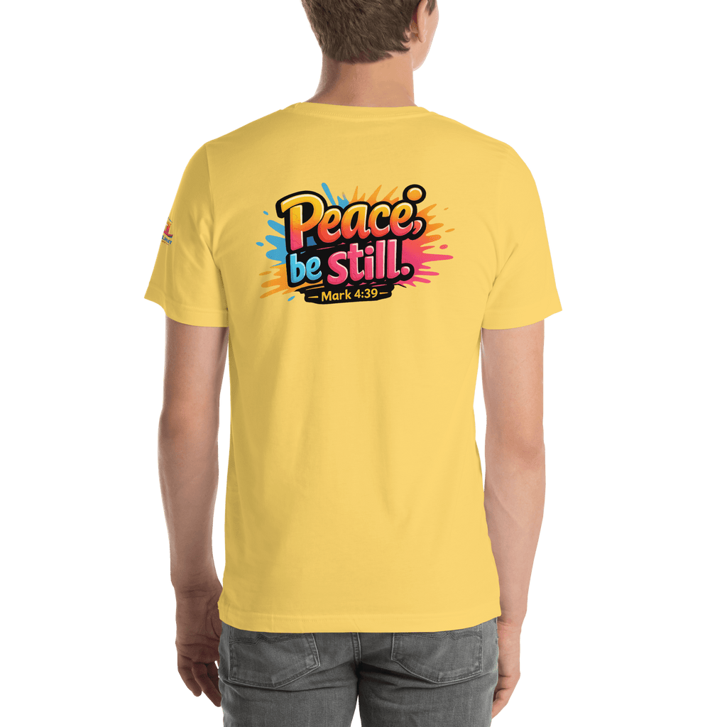 Peace Be Still | Mark 4:39 – KJV Faith Unisex T-Shirt - KJV Word & Light Threads