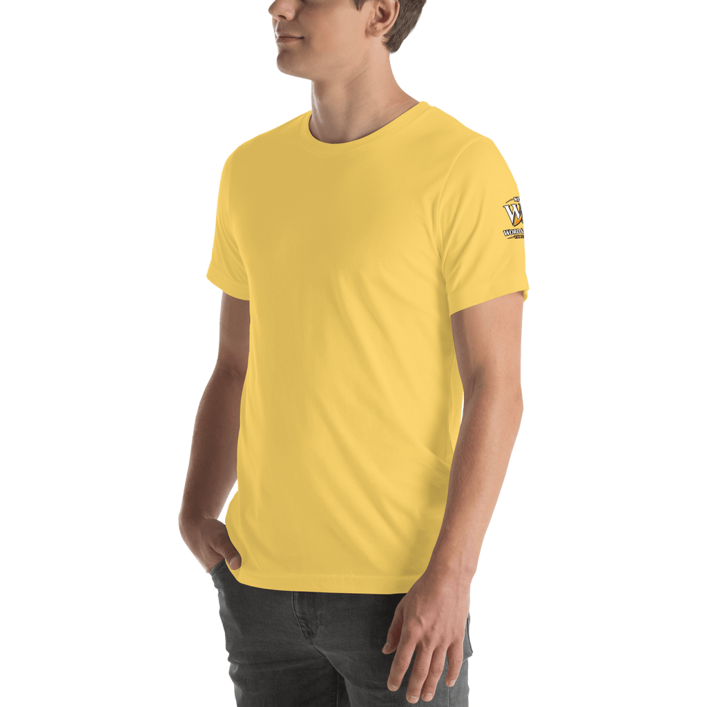 I Can Do All Things Through Christ Which Strengtheneth Me – Philippians 4:13 KJV Christian Unisex T-Shirt | Tan & Green - KJV Word & Light Threads